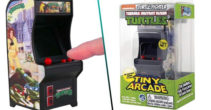 ¡Lanzan arcade miniatura con el videojuego original de las ‘Tortugas Ninja’!