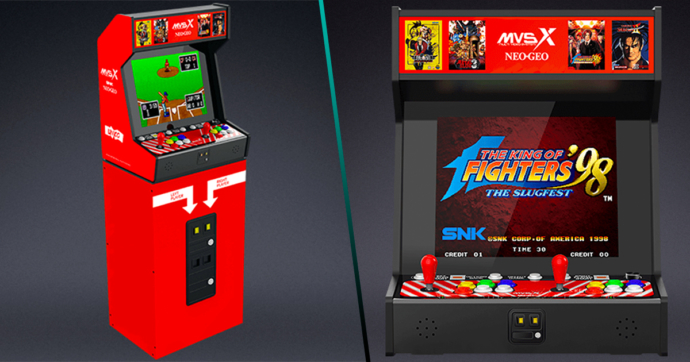 ¡Neo Geo anuncia una increíble arcade de tamaño real con 50 juegos clásicos!