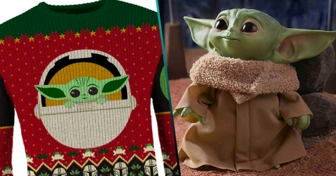 Huele a Navidad: Lanzan el ugly sweater oficial de “Baby Yoda” y sabes que lo necesitas