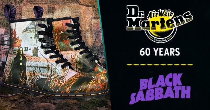 ¡Dr. Martens anuncia las botas oficiales de Black Sabbath y sabes que las necesitas!