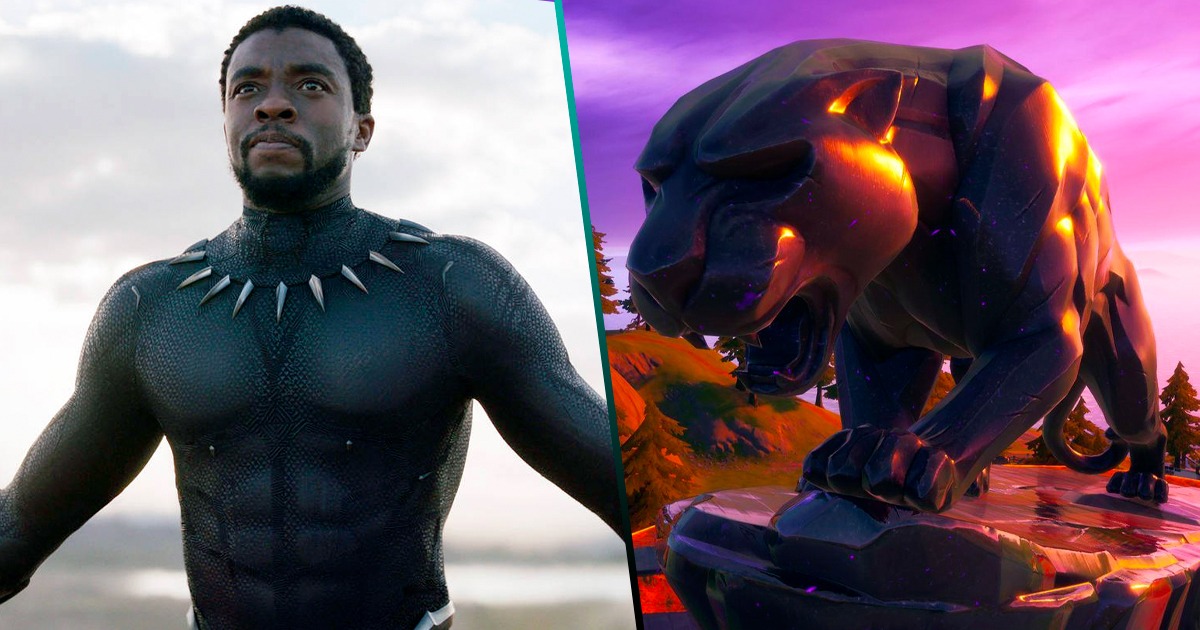 Surge en Fortnite una estatua de “Black Panther” como tributo a Chadwick Boseman