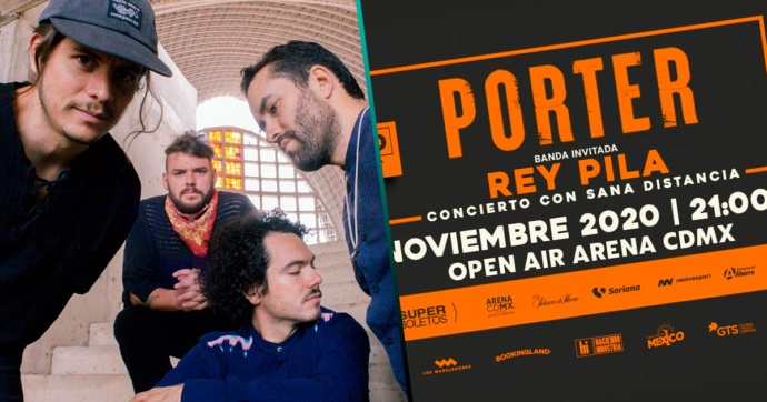 ¡Porter anuncia Concierto Con Sana Distancia en la Arena Ciudad de México!
