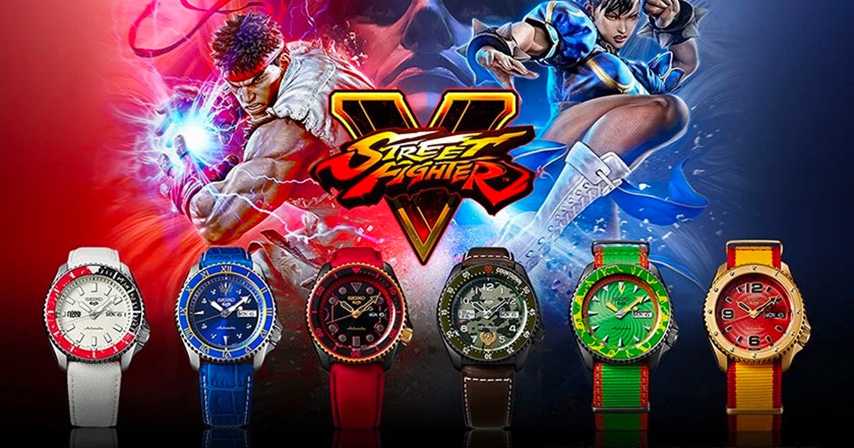 ¡Lanzan los relojes oficiales de ‘Street Fighter V’ y sí llegarán a México!