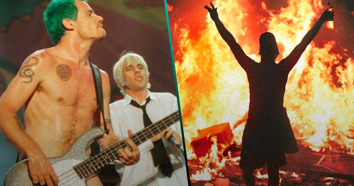 Flashback: El histórico cierre de Woodstock 99 con Red Hot Chili Peppers y mucho fuego