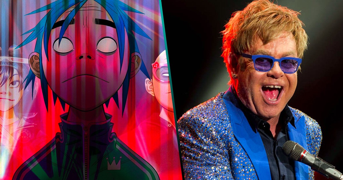 ¡Gorillaz estrena la nueva canción "The Pink Phantom" con Elton John y