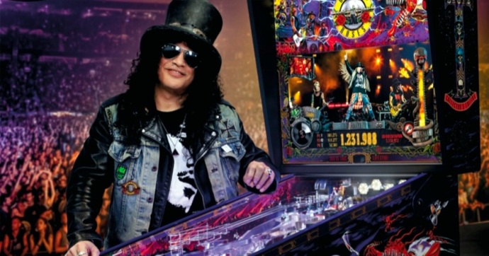 ¡Guns N’ Roses lanza sus mesas oficiales de pinball diseñadas por el propio Slash!