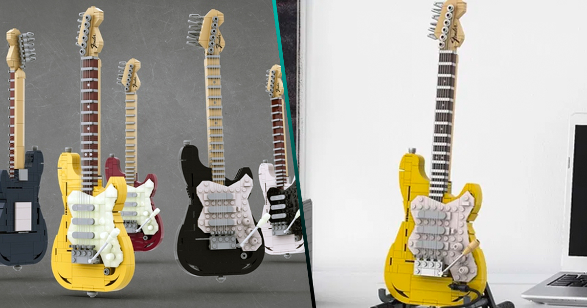 ¡LEGO anuncia el set oficial de la guitarra Fender Stratocaster