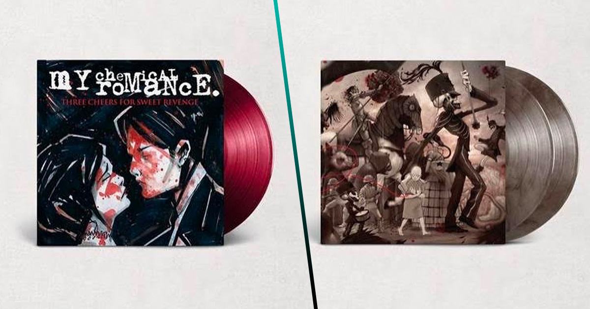 ¡My Chemical Romance relanzará sus tres últimos álbumes en vinilos especiales de colores!