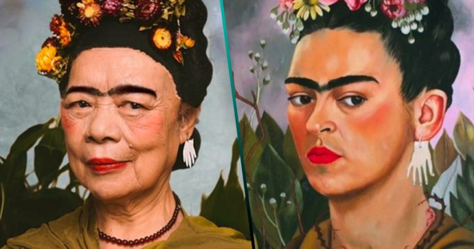 Ternura nivel: Abuelitos de un asilo recrean pinturas de Frida Kahlo, Van Gogh y más