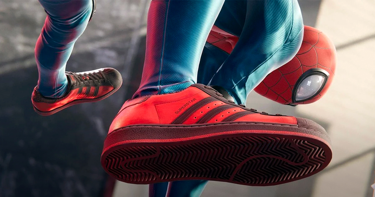 Adidas anuncia los asombrosos tenis oficiales de ‘Spider-Man: Miles Morales’