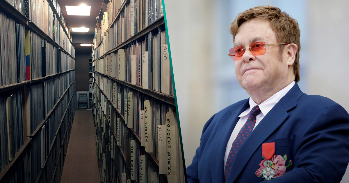 Envidia nivel: Elton John revela cuántos vinilos y CD’s tiene en su colección en casa