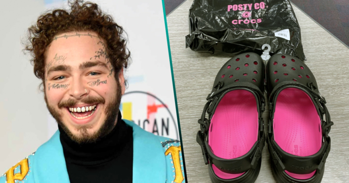 Post Malone regala Crocs a todos los estudiantes de su antigua preparatoria