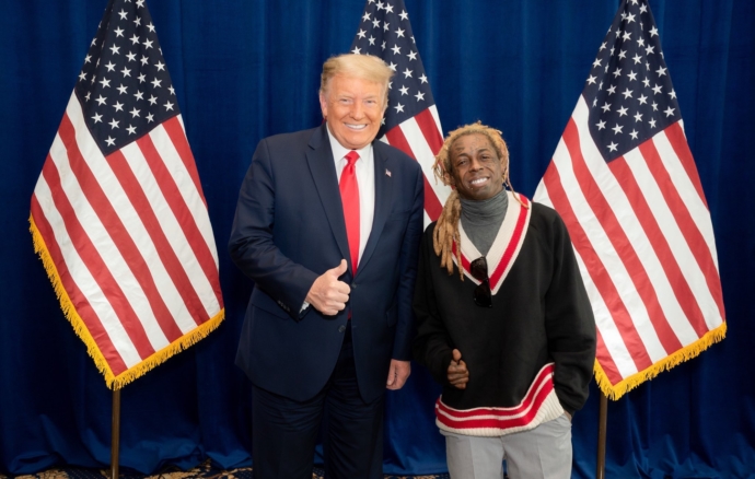 WTF: Donald Trump le otorgó un “perdón presidencial” a Lil Wayne antes de dejar la Casa Blanca