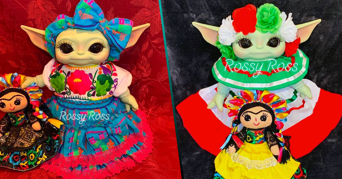Crean trajes típicos mexicanos para vestir a Baby Yoda y son adorables