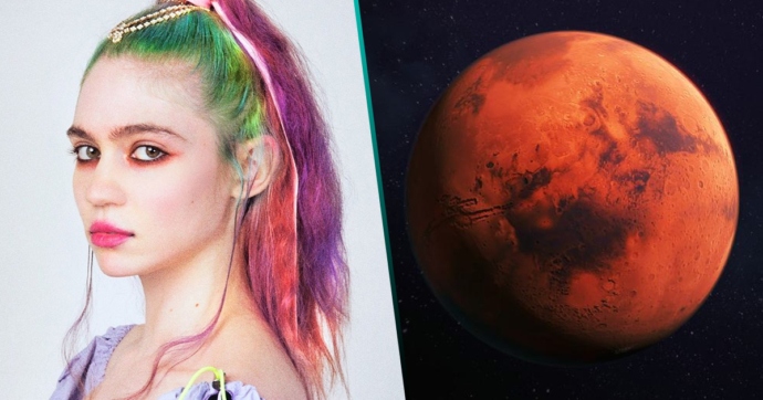 Grimes dice que viajará a Marte después de cumplir 50 años