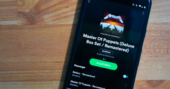 Metallica fue reproducido más de 1 billón de veces en Spotify en 2020