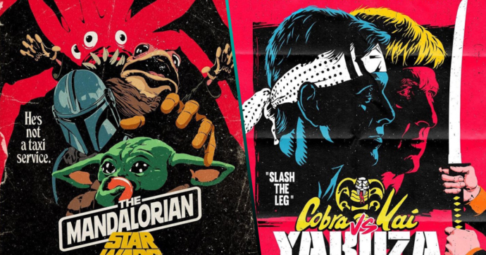 Las mejores series del 2020 reimaginadas como portadas de cómics