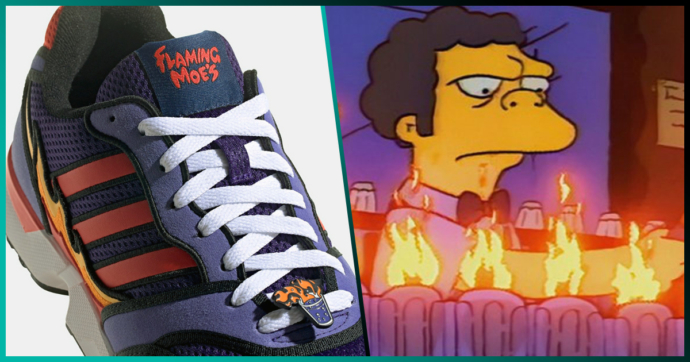 ¡adidas y ‘Los Simpson’ presentan los tenis oficiales de la bebida “Flaming Moe’s”!