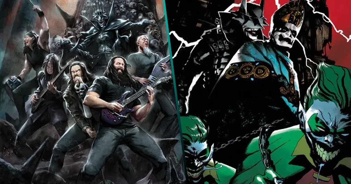 DC lanza impresionante serie de cómics inspirada en Ghost, Megadeth, Opeth y más