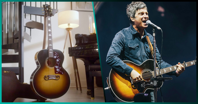 Gibson pondrá a la venta la icónica guitarra electroacústica de Noel Gallagher