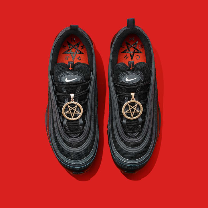 nike satan tennis shoe
