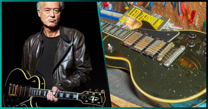 Jimmy Page de Led Zeppelin se reunió con su icónica Gibson después de 50 años de haber sido robada