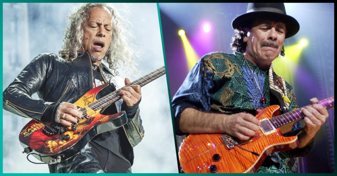 Kirk Hammett de Metallica tocará en el nuevo disco del legendario Santana