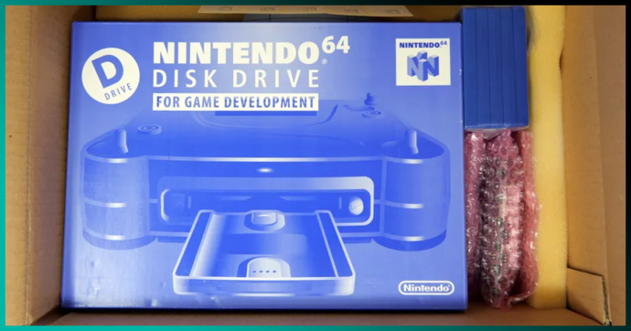 Aparece un Nintendo 64 de etapa de desarrollo en su caja y en perfectas condiciones