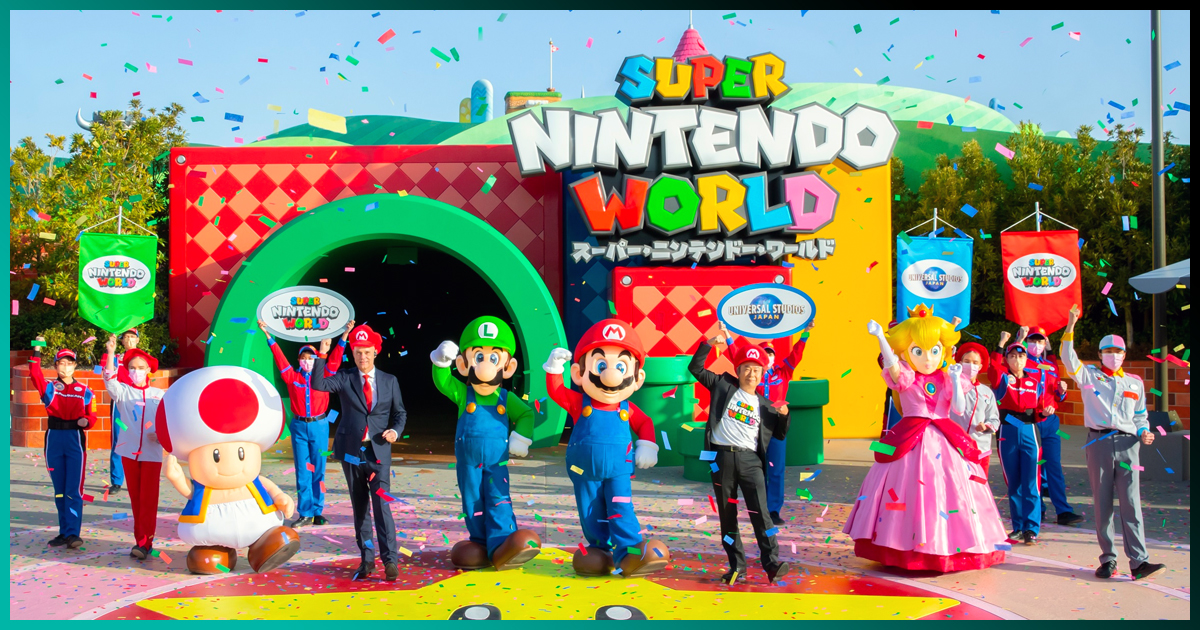 Es oficial: ¡El parque temático Super Nintendo World abre sus puertas!