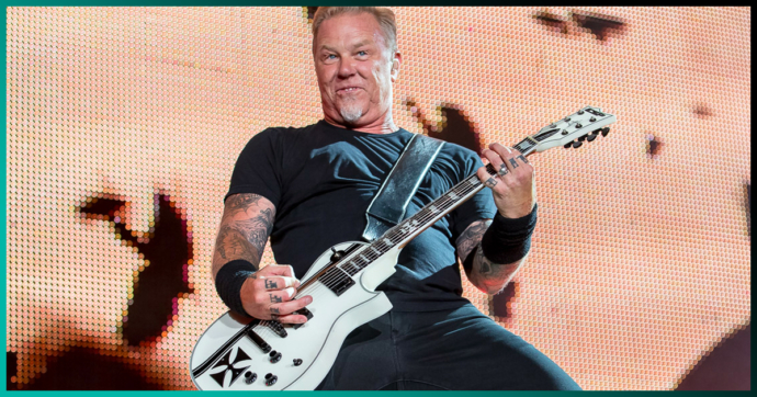 Qué cosa más extraña: Mira a Metallica tocar “Enter Sandman” al revés