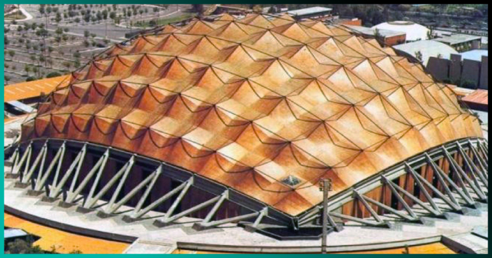 Breve historia del Palacio de los Deportes: El domo de cobre de la CDMX