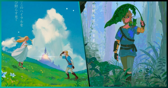 Fan crea pósters de ‘The Legend of Zelda’ como si fueran películas de Studio Ghibli