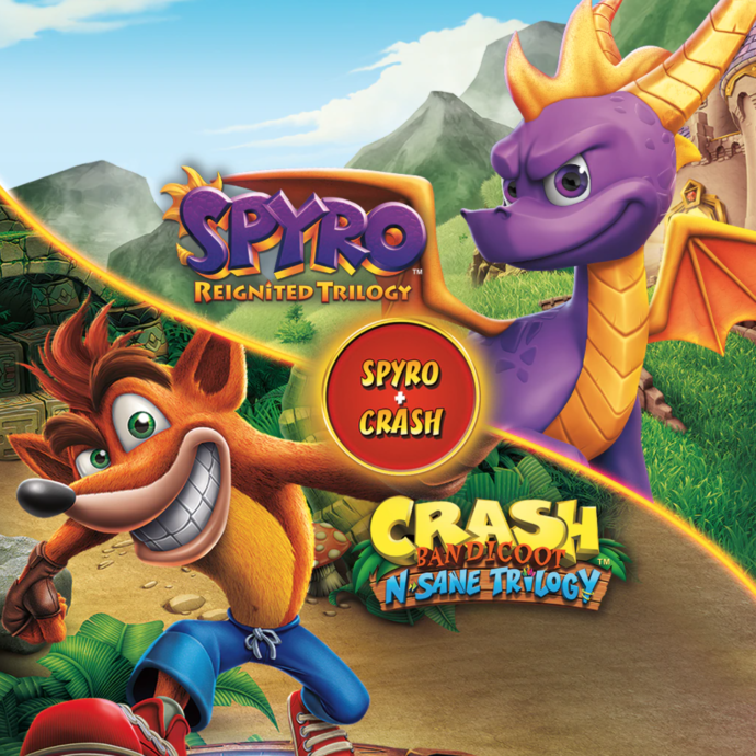 ¡Justo en la nostalgia! Spyro y Crash Bandicoot regresarán con sus propias series animadas.