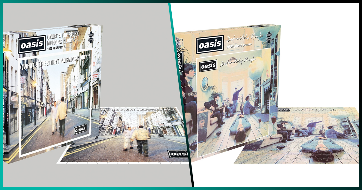 Oasis lanza los rompecabezas oficiales de los discos ‘Morning Glory?’ y ‘Definitely Maybe’