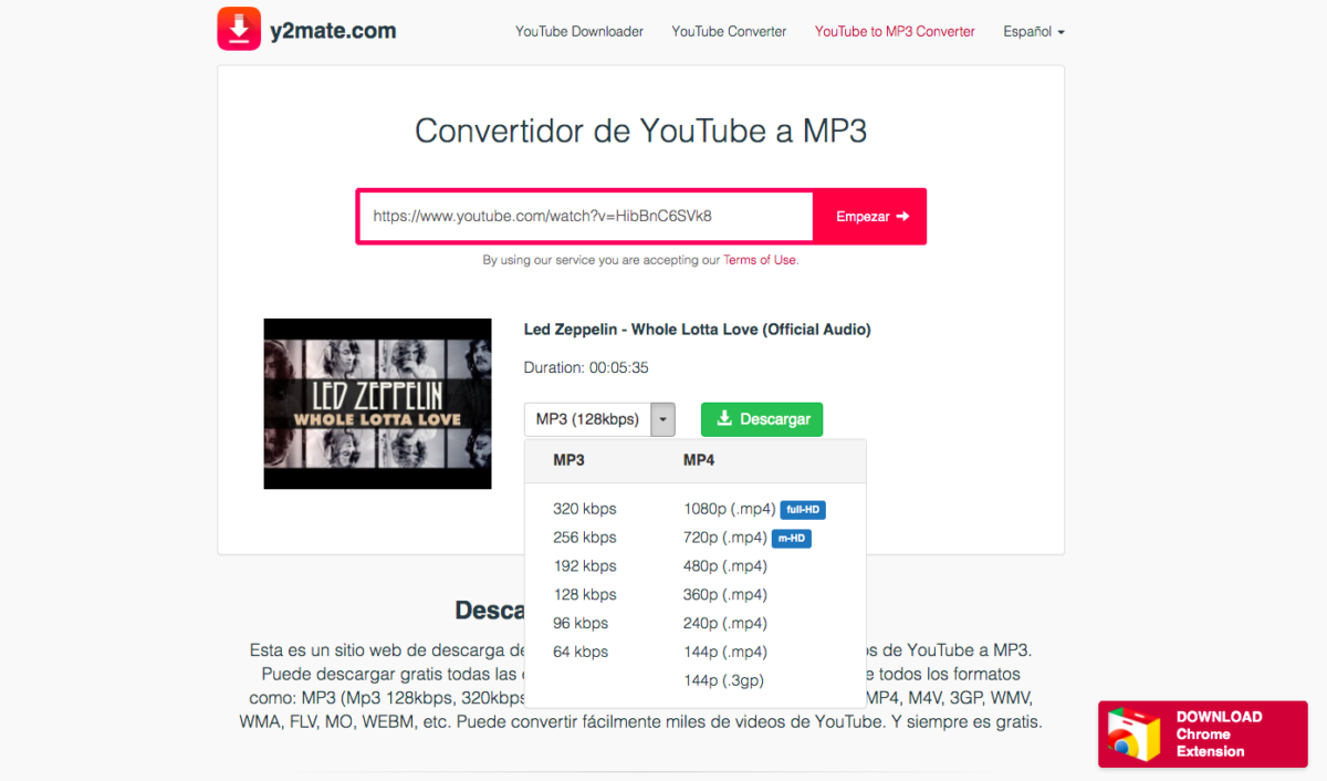 5 webs para descargar música de YouTube a MP3 gratis online