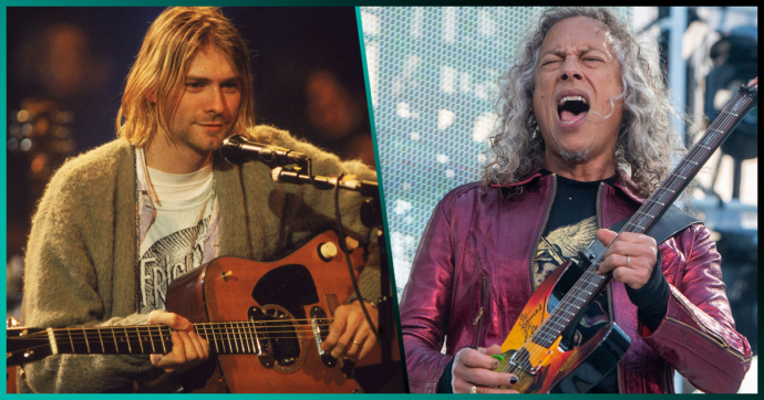 Kirk Hammett se sorprendió al saber que Kurt Cobain era un enorme fan de Metallica