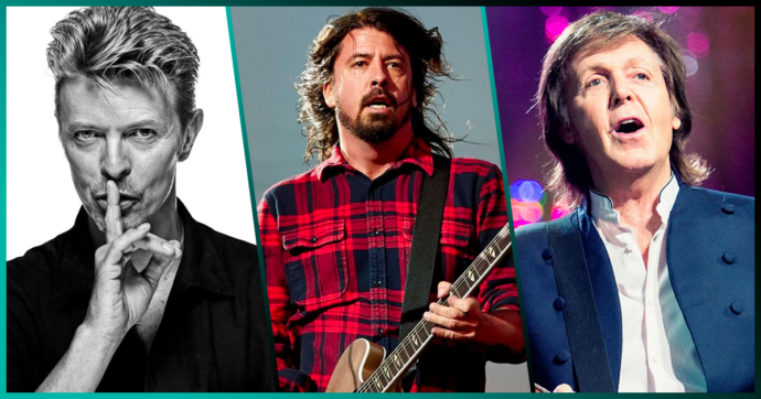 Dave Grohl habla de poder tocar con sus ídolos: Paul McCartney, David Bowie y Tom Petty