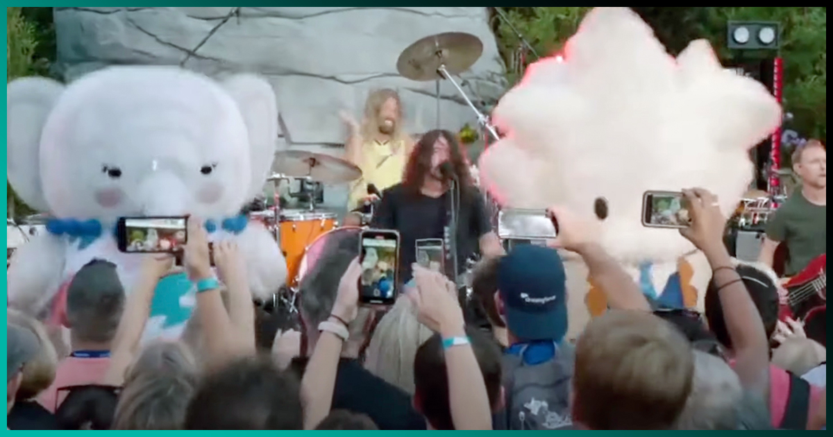 Foo Fighters ahora incorporan botargas (?) en sus conciertos en vivo
