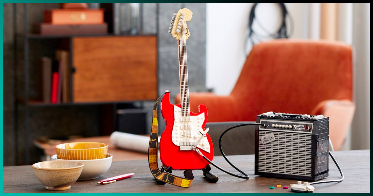 LEGO anuncia el set oficial de la icónica guitarra Fender Stratocaster