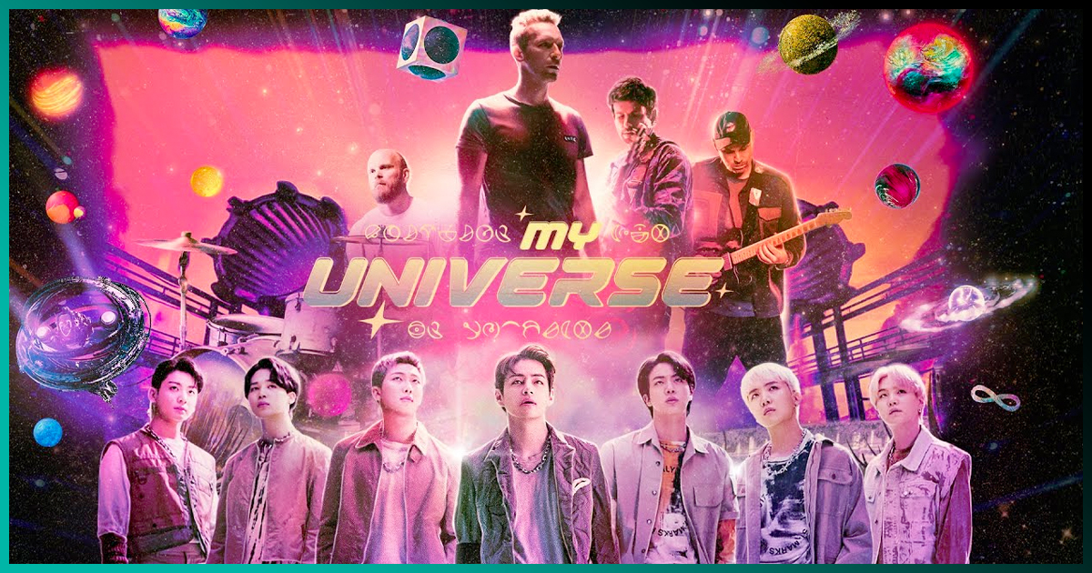 Coldplay y BTS debutan en el No. 1 de Billboard con su colaboración “My Universe”