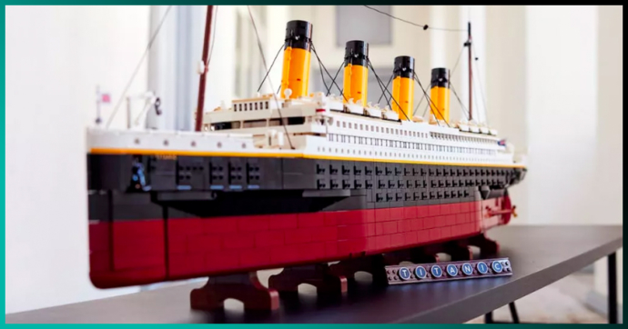 LEGO anuncia impresionante set del Titanic de más de 9 mil piezas