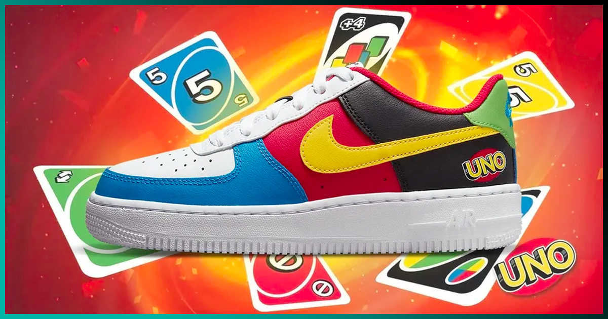 Nike anuncia los tenis Air Force 1 oficiales del famoso juego de mesa ‘Uno’