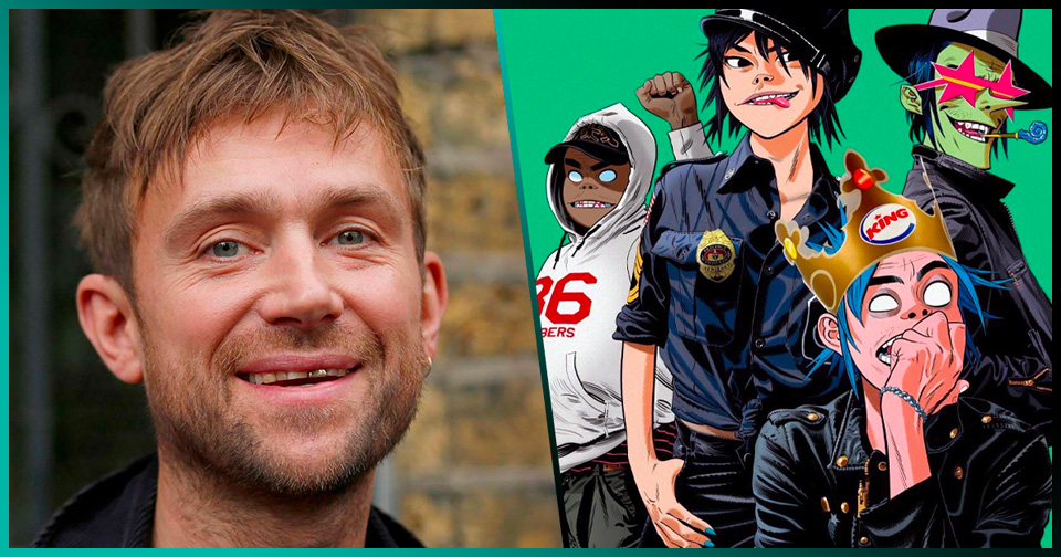 Damon Albarn confirma que ya está escribiendo la película de Gorillaz para Netflix