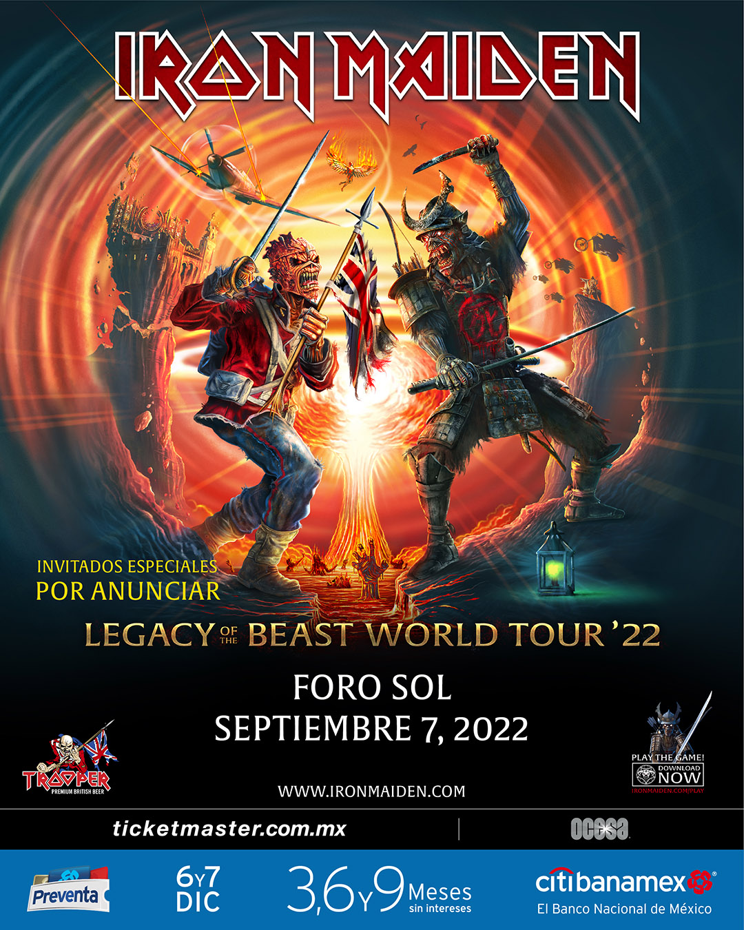 iron maiden tour mexico