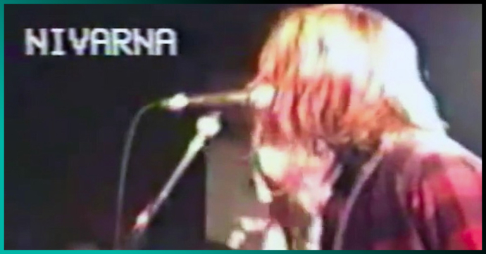 Mira un video inédito de Nirvana tocando como banda abridora en 1989