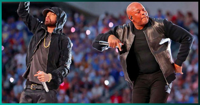 Eminem y Dr. Dre regresan al Top 10 de Billboard gracias al Super Bowl 2022
