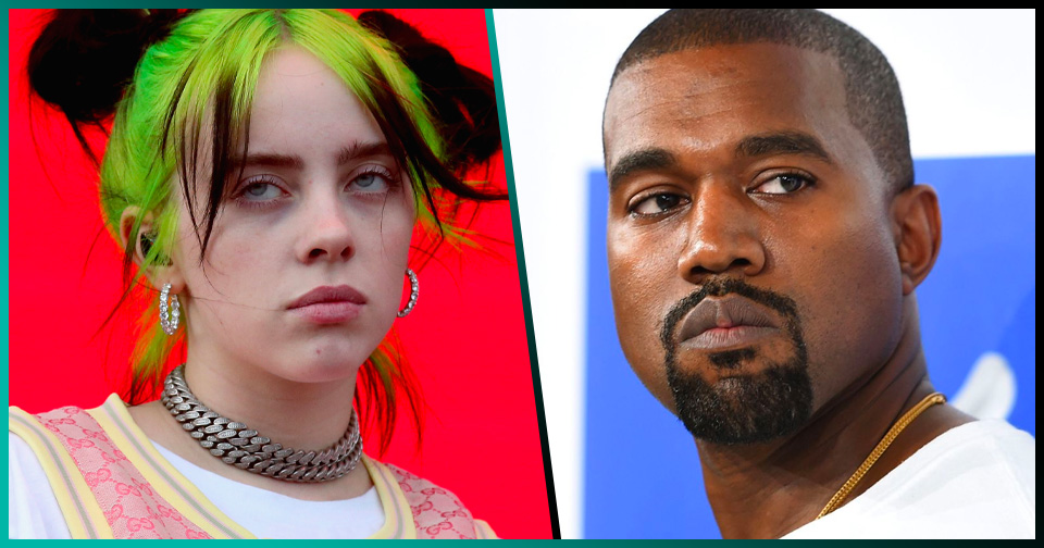 El drama de Kanye West vs. Billie Eilish escaló rápidamente y aquí te lo resumimos