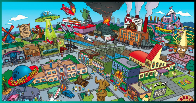 Los Simpson: Jugador de ‘Minecraft’ recrea toda la ciudad de Springfield