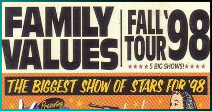 Recordar es vivir: Mira completo el mítico concierto ‘Family Values Tour’ de 1998