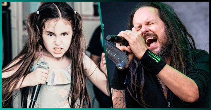 Korn: Mira a una niña de 8 años lucirse con un cover de “Freak on a Leash”